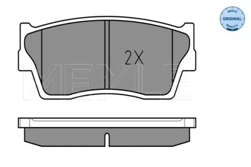 MEYLE Brake Pad Set, disc brake (025 215 0014/W)