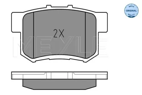 MEYLE MEYLE (025 217 1914/W) Rear MEYLE Brake Pad Set 