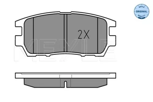 MEYLE Brake Pad Set, disc brake (025 218 4014/W)