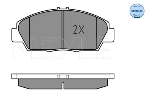 MEYLE Brake Pad Set, disc brake (025 218 7918/W)