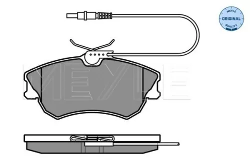 MEYLE Brake Pad Set, disc brake (025 218 8818)