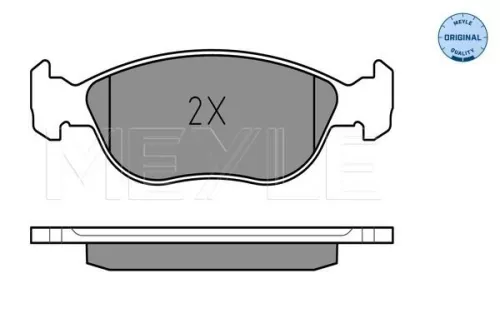 MEYLE Brake Pad Set, disc brake (025 219 2717/W)