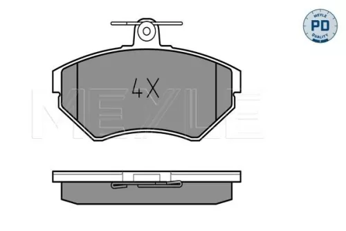 MEYLE Brake Pad Set, disc brake (025 219 4519/PD)