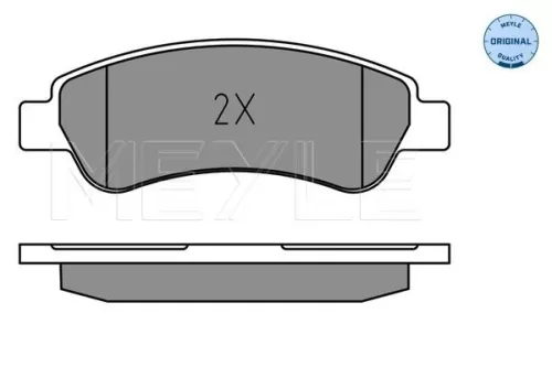 MEYLE Brake Pad Set, disc brake (025 220 4119)