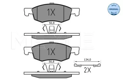 MEYLE Brake Pad Set, disc brake (025 221 4317)