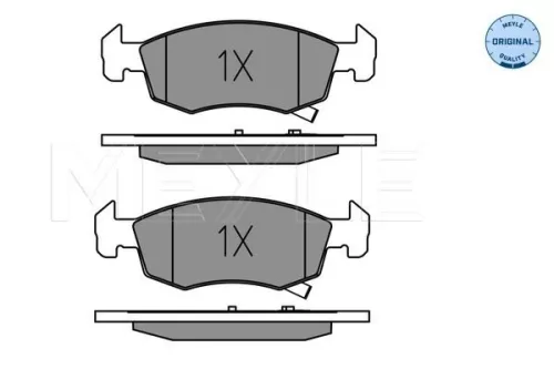 MEYLE Brake Pad Set, disc brake (025 221 4317)