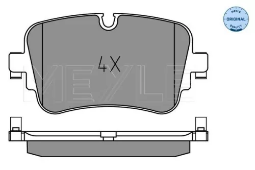 MEYLE Brake Pad Set, disc brake (025 223 0717)