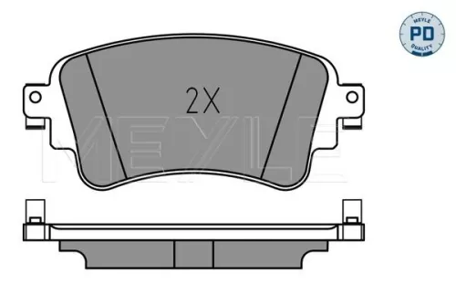 MEYLE Brake Pad Set, disc brake (025 223 0817/PD)