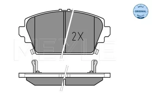 MEYLE Brake Pad Set, disc brake (025 230 9416/W)