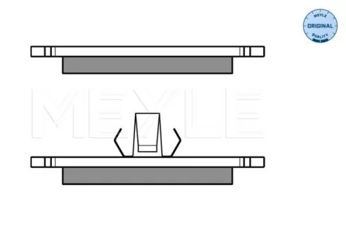 MEYLE Brake Pad Set, disc brake (025 231 0315)