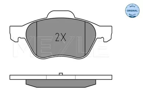 MEYLE Brake Pad Set, disc brake (025 232 1518)