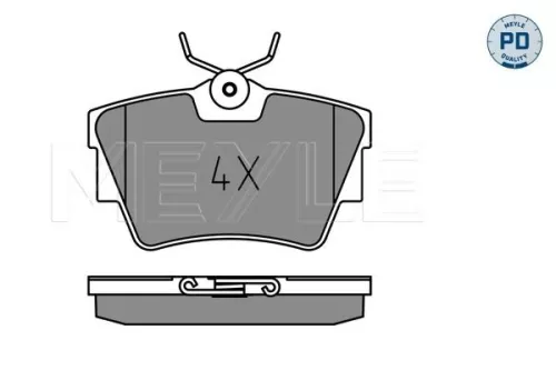MEYLE Brake Pad Set, disc brake (025 232 2416-1/PD)