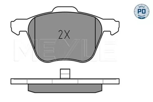MEYLE Brake Pad Set, disc brake (025 232 6920/PD)