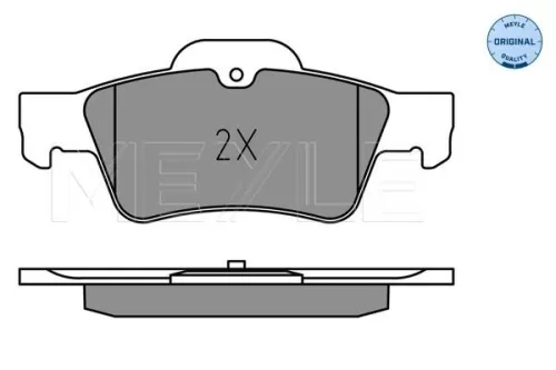MEYLE Brake Pad Set, disc brake (025 233 3516)