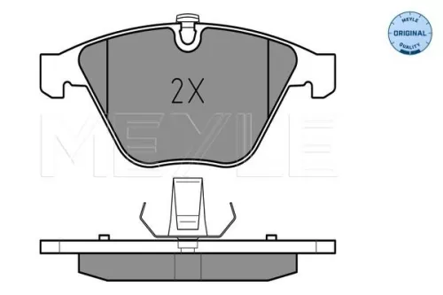 MEYLE Brake Pad Set, disc brake (025 233 4720)