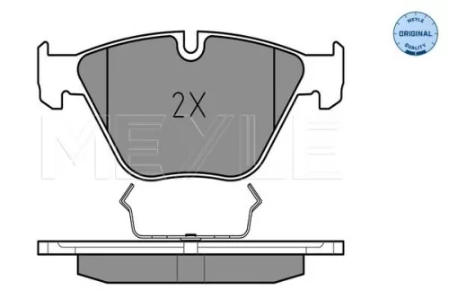 MEYLE Brake Pad Set, disc brake (025 233 4720)