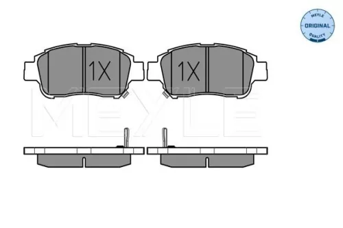 MEYLE Brake Pad Set, disc brake (025 233 4816/W)