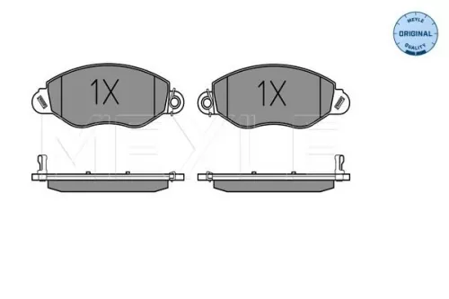 MEYLE Brake Pad Set, disc brake (025 234 3418/W)