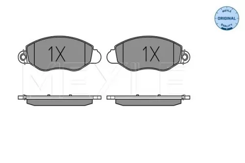 MEYLE Brake Pad Set, disc brake (025 234 3418/W)