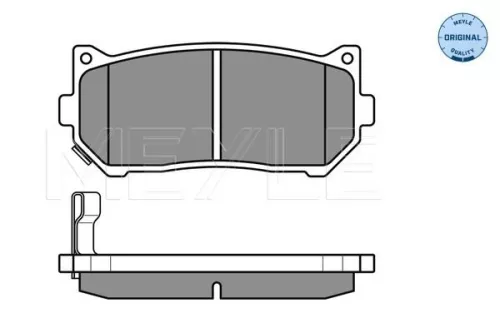 MEYLE Brake Pad Set, disc brake (025 234 5513/W)