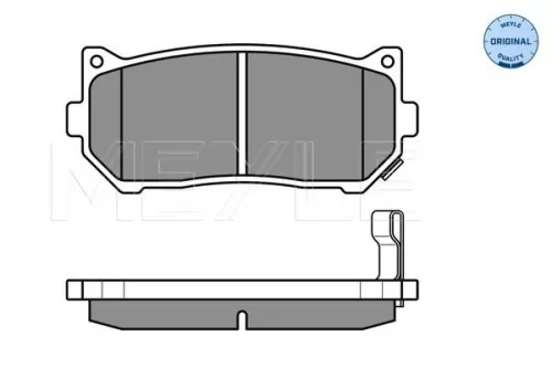 MEYLE Brake Pad Set, disc brake (025 234 5513/W)