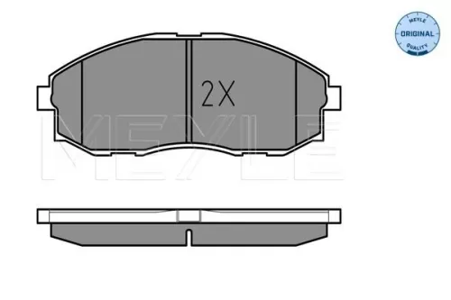 MEYLE Brake Pad Set, disc brake (025 235 3617/W)
