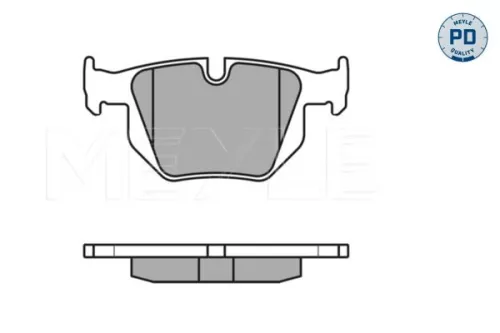 MEYLE Brake Pad Set, disc brake (025 235 5017/PD)