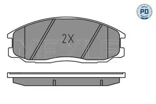 MEYLE Brake Pad Set, disc brake (025 235 6916/PD)