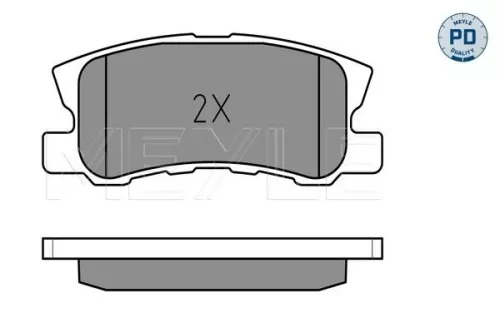 MEYLE Brake Pad Set, disc brake (025 235 8216/PD)