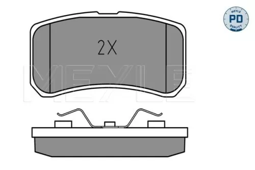 MEYLE Brake Pad Set, disc brake (025 235 8216/PD)
