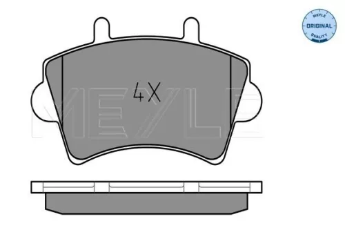 MEYLE Brake Pad Set, disc brake (025 236 1318)