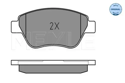 MEYLE MEYLE (025 237 0617/W) Front MEYLE Brake Pad Set 