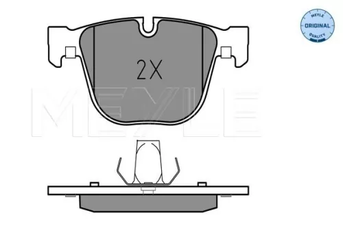 MEYLE Brake Pad Set, disc brake (025 237 3116)