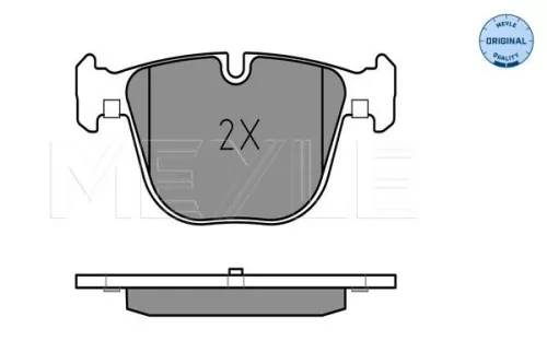 MEYLE Brake Pad Set, disc brake (025 237 3116)