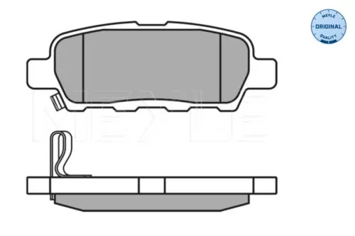 MEYLE Brake Pad Set, disc brake (025 238 7114/W)