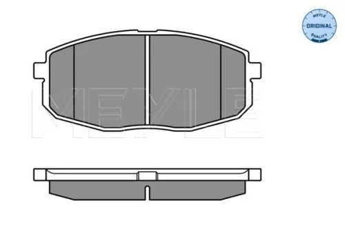 MEYLE Brake Pad Set, disc brake (025 239 6617/W)