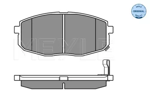 MEYLE Brake Pad Set, disc brake (025 239 6617/W)