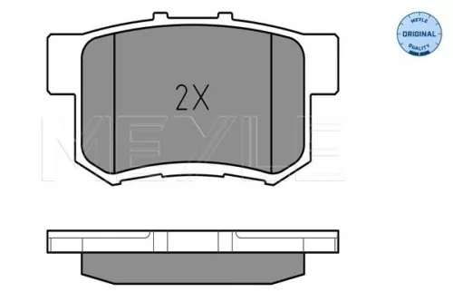 MEYLE Brake Pad Set, disc brake (025 242 3114/W)