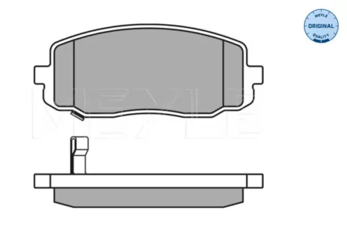 MEYLE Brake Pad Set, disc brake (025 242 7516/W)