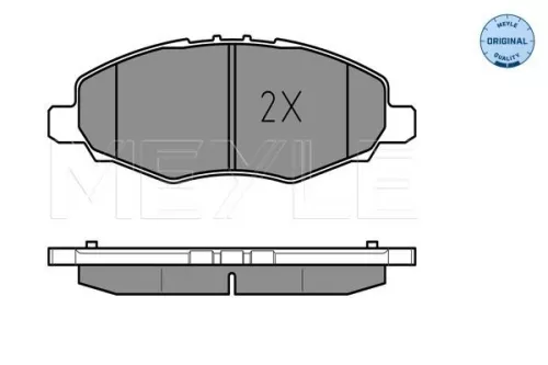 MEYLE Brake Pad Set, disc brake (025 245 2316/W)