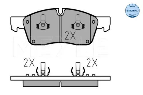 MEYLE Brake Pad Set, disc brake (025 251 9021)