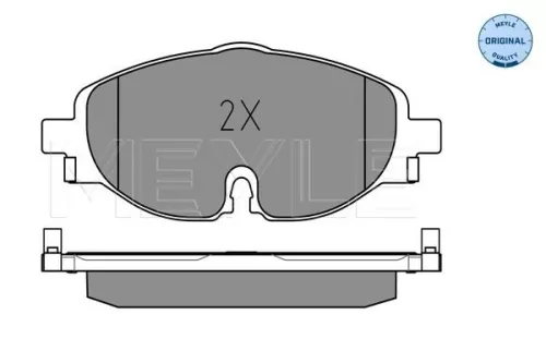 MEYLE Brake Pad Set, disc brake (025 256 8320)