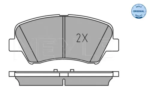 MEYLE Brake Pad Set, disc brake (025 256 9218)