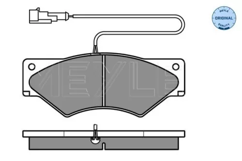 MEYLE Brake Pad Set, disc brake (025 291 0720/W)