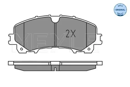 MEYLE Brake Pad Set, disc brake (025 221 1716)