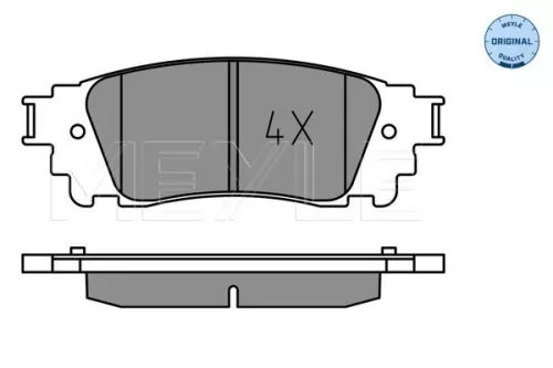 MEYLE Brake Pad Set, disc brake (025 221 5315)