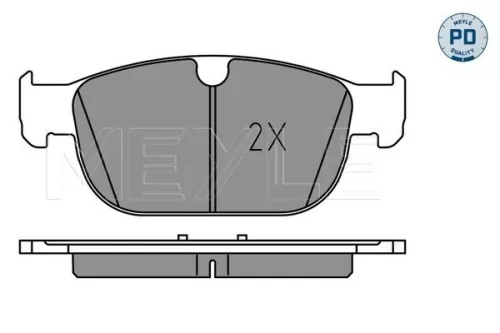 MEYLE Brake Pad Set, disc brake (025 223 1719/PD)