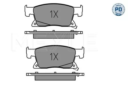 MEYLE Brake Pad Set, disc brake (025 223 4519/PD)