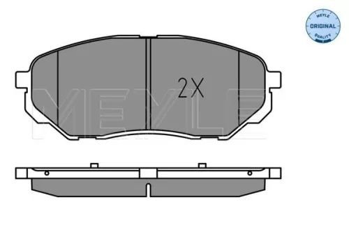 MEYLE Brake Pad Set, disc brake (025 223 8017)
