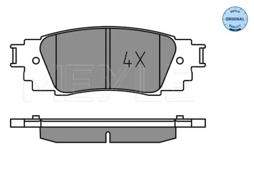 MEYLE Brake Pad Set, disc brake (025 224 3415)
